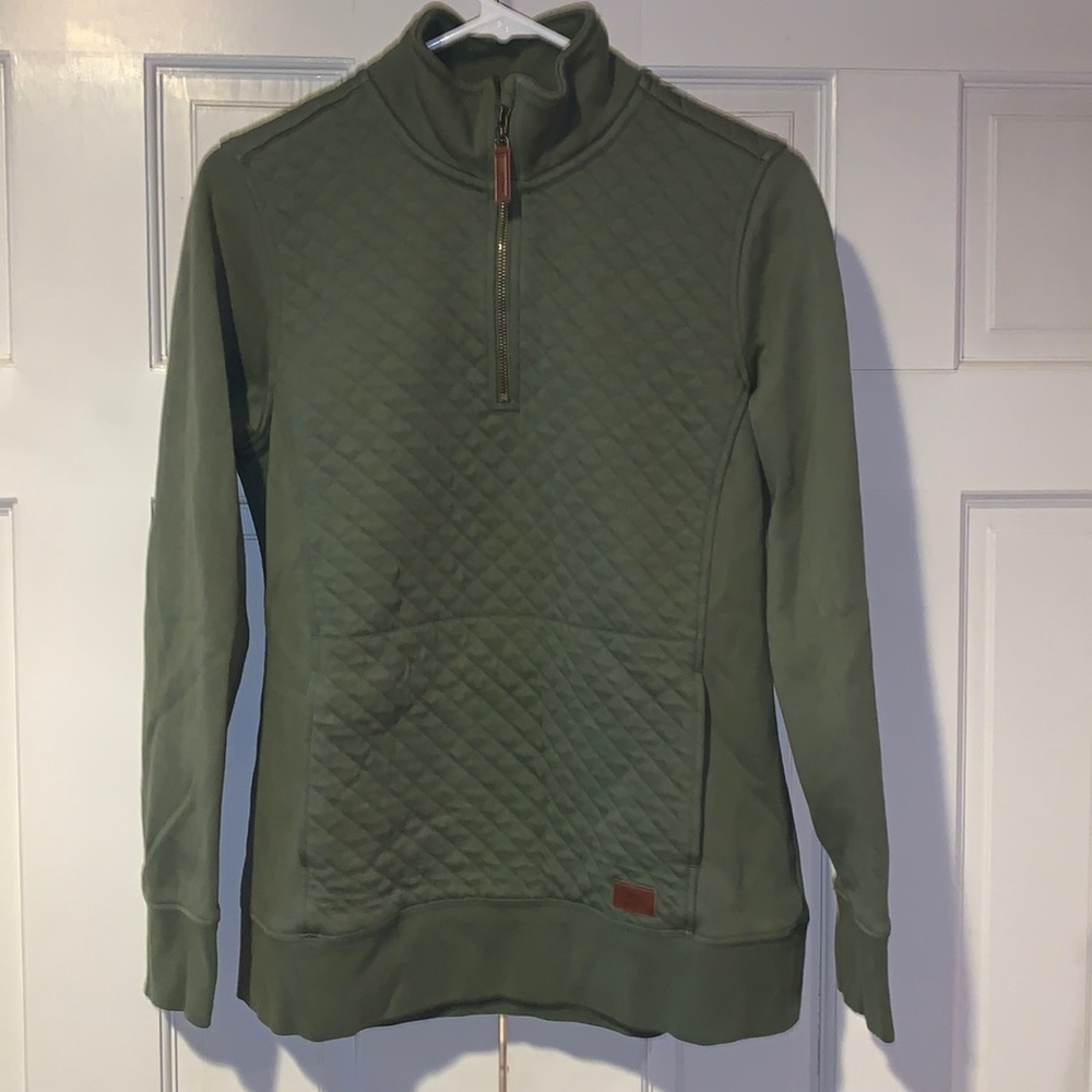 LL Bean quilted pullover